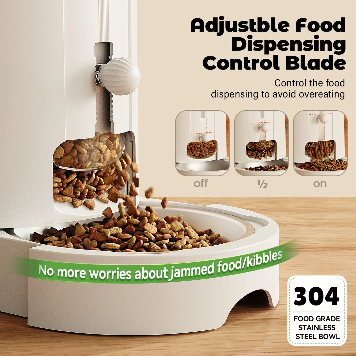 2-In-1 Gravity Cat Food Feeder and Water Dispenser Stainless Steel Bowls Large Capacity