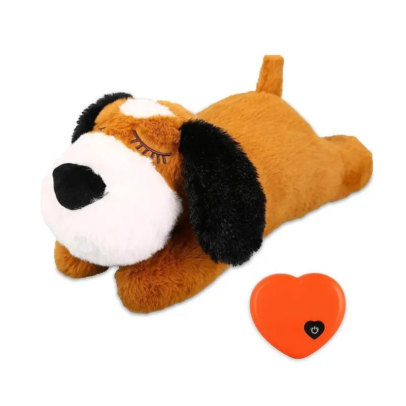 Stop Puppy Anxiety! Heartbeat Dog Toy for Sleep & Calming - Soft Plush Companion for Separation Anxiety & Stress Relief