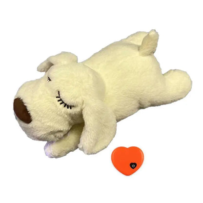 Stop Puppy Anxiety! Heartbeat Dog Toy for Sleep & Calming - Soft Plush Companion for Separation Anxiety & Stress Relief